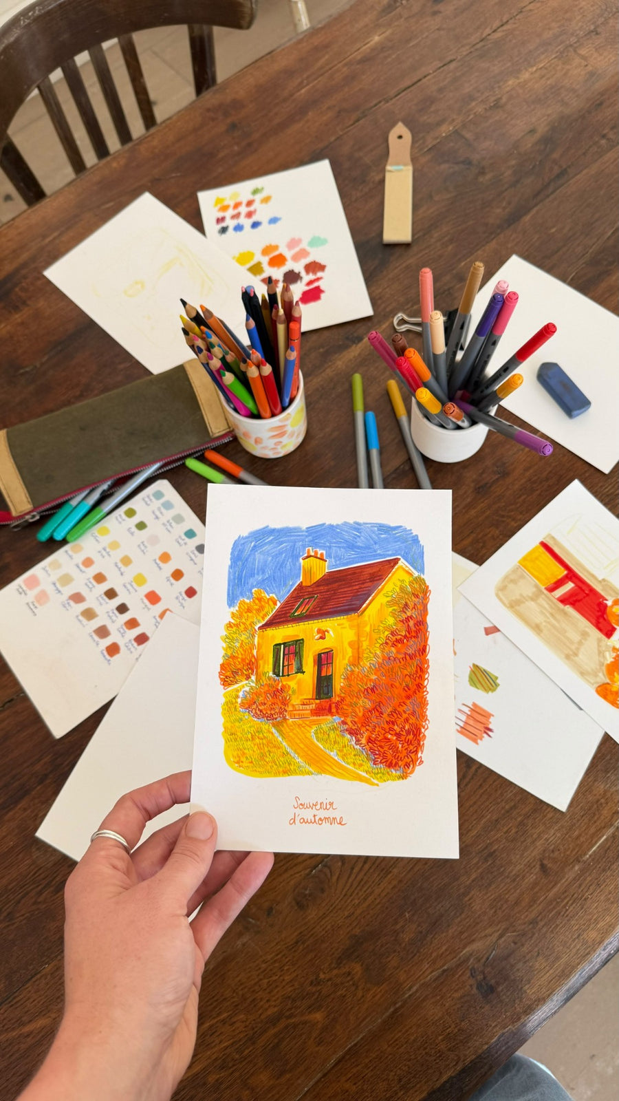 Souvenir d'automne, une maison dessinée par Aurore Bay