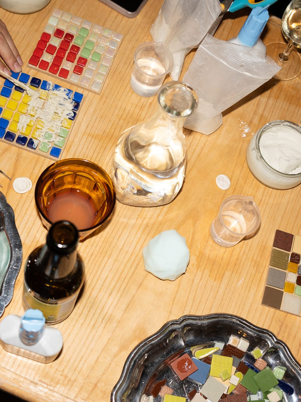 Mosaïque, atelier créatif chez KANO